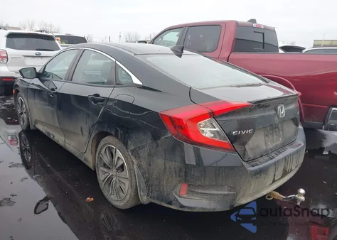 2017 Honda Civic Ex-T из США, поврежденный, VIN 2HGFC1E36HH645593